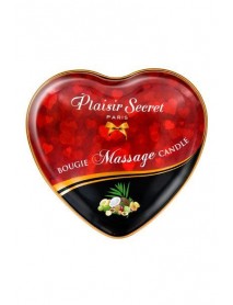 Массажная свеча сердечко Plaisirs Secrets Exotic Fruits (35 мл)