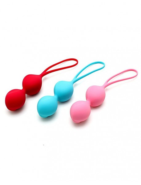 Вагинальные шарики Satisfyer V Balls (3 пары), диаметр 3,4см, вес 79-114-150гр, монолитные