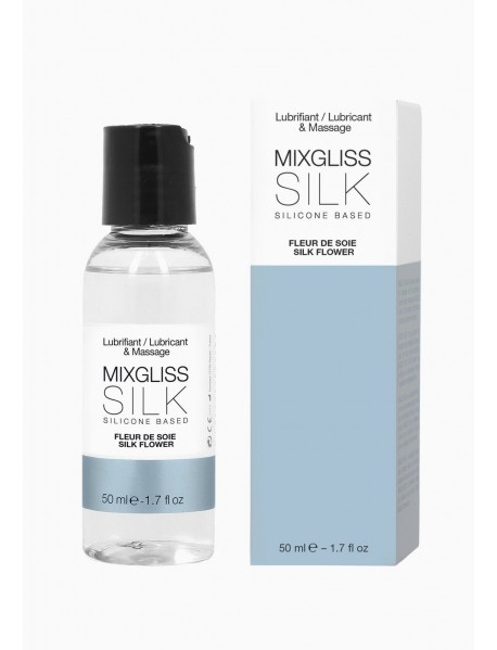 Лубрикант на силиконовой основе MixGliss SILK - FLEUR DE SOIE (50 мл) с цветочным ароматом