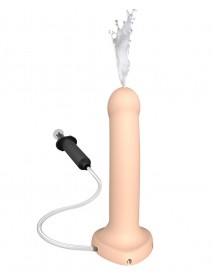 Кончающий фаллоимитатор Strap-On-Me Dildo Cum Flesh, диаметр 3,6см, силикон, насадка для страпона