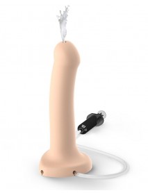 Кончающий фаллоимитатор Strap-On-Me Dildo Cum Flesh, диаметр 3,6см, силикон, насадка для страпона