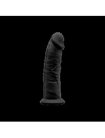 Фаллоимитатор SilexD Robby Black (MODEL 2 size 6in), двухслойный, силикон+Silexpan, диаметр 3,9см