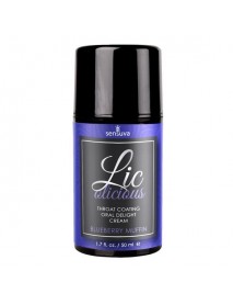 Гель для минета Sensuva - Lic-o-licious Blueberry Muffin (50 мл), маслянистый, без сахара