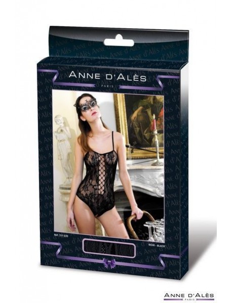 Боди сетка Anne De Ales BAROQUE Black S/M
