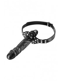 Кляп с двойным фаллоимитатором Fetish Tentation Double Penis Gag