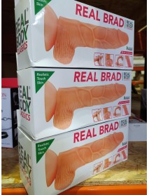 Фаллоимитатор с подвижной крайней плотью Real Body - Real Brad (испорчена упаковка)