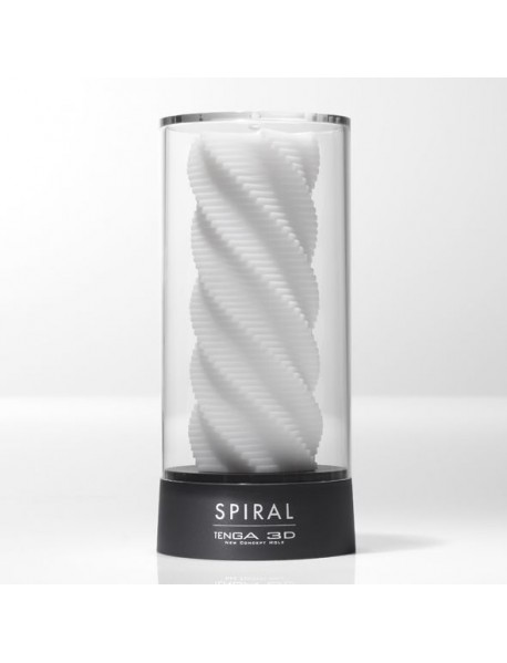 Мастурбатор Tenga 3D Spiral, очень нежный, из антибактериального эластомера с серебром