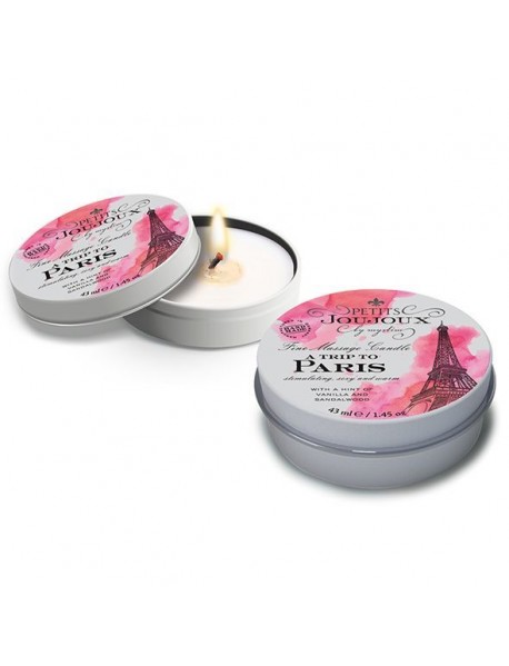 Массажная свечa Petits Joujoux - Paris - Vanilla and Sandalwood (43 мл) с афродизиаками