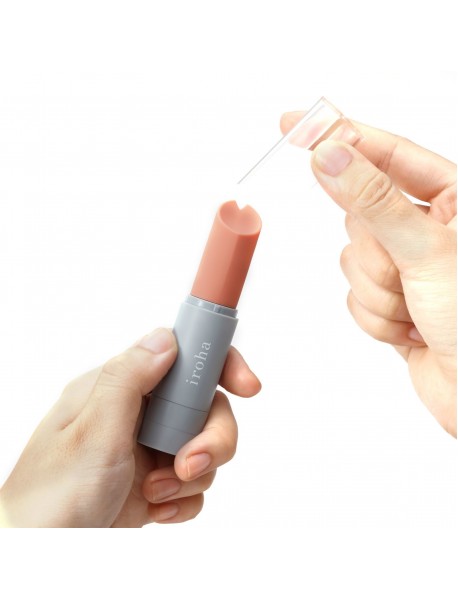 Вибратор-помада IROHA STICK Grey, плавное увеличение мощности